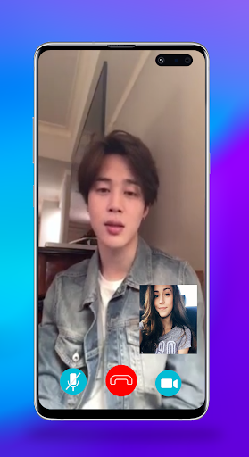 BTS Call You - BTS Fake Video Call - Image screenshot of android app