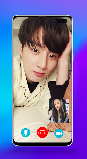 Jungkook BTS Fake Video Call - Image screenshot of android app