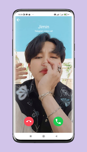 Jimin Video Call Prank - Image screenshot of android app