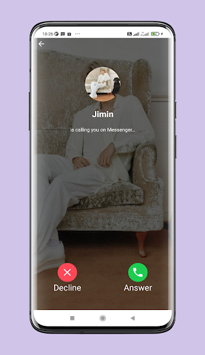 Jimin Video Call Prank - Image screenshot of android app