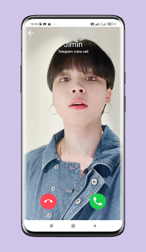 Jimin Video Call Prank - Image screenshot of android app
