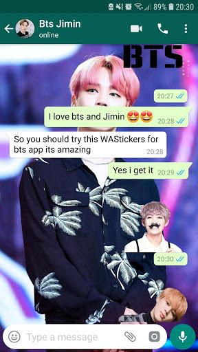 WAStickerApps -BTS kpop Stickers for Whatsapp - Image screenshot of android app