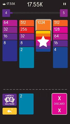 2048 Zen Cards - Gameplay image of android game