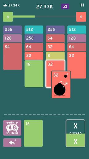 2048 Zen Cards - Gameplay image of android game