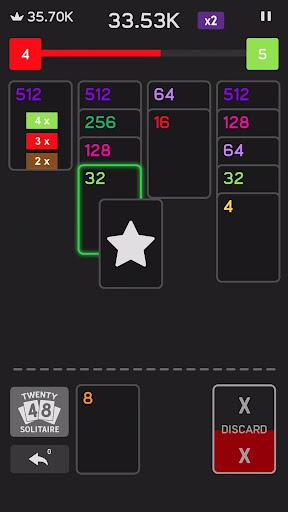 2048 Zen Cards - Gameplay image of android game