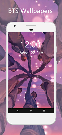BTS Lock Screen Backgrounds Wallpapers 4k HD Live - Image screenshot of android app