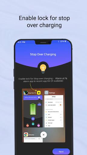 Stop Over Charging Alarm - Image screenshot of android app