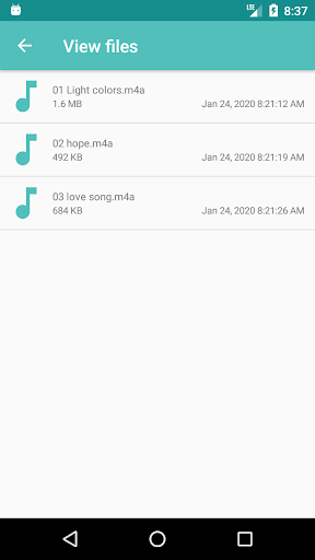 M۴A Audio Compressor - عکس برنامه موبایلی اندروید
