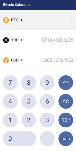 Bitcoin Calculator - Image screenshot of android app