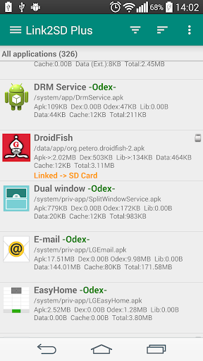 Link2SD - Image screenshot of android app