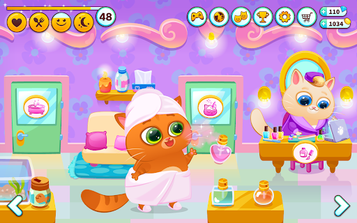 Bubbu – My Virtual Pet Cat - Gameplay image of android game