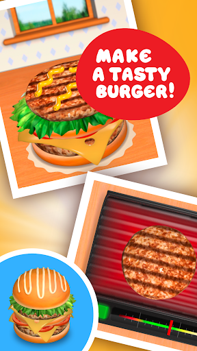 Burger Deluxe - Cooking Games - Gameplay image of android game