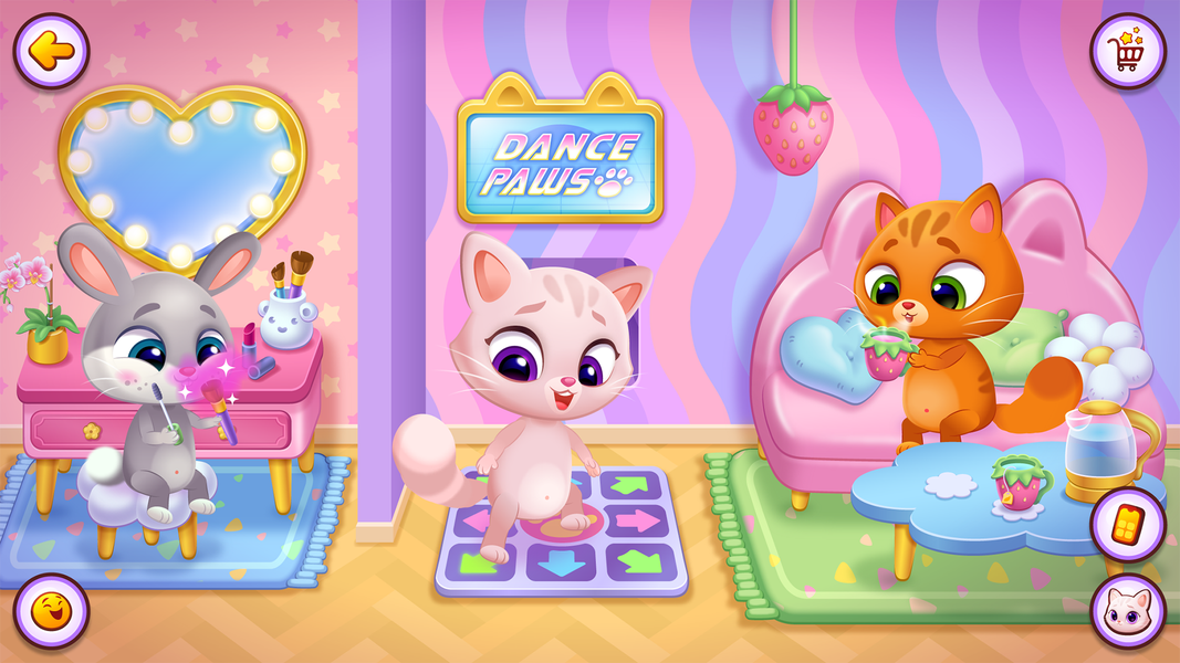 Bubbu & Mimmi World - Gameplay image of android game