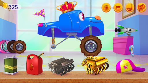 Funny Racing Cars - Gameplay image of android game