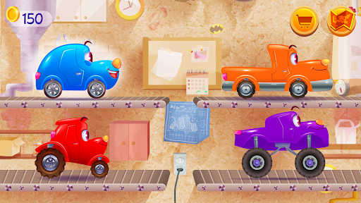 Funny Racing Cars - Gameplay image of android game