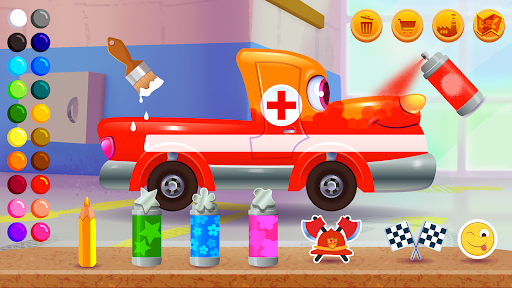 Funny Racing Cars - Gameplay image of android game