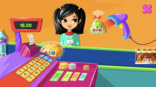 Supermarket Game - Gameplay image of android game