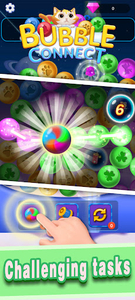 Bubble Connect - bubble match and puzzle game - Image screenshot of android app