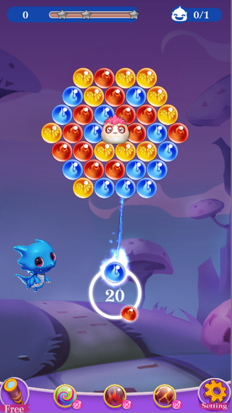 Bubble Dragon Blast 2022 - Gameplay image of android game