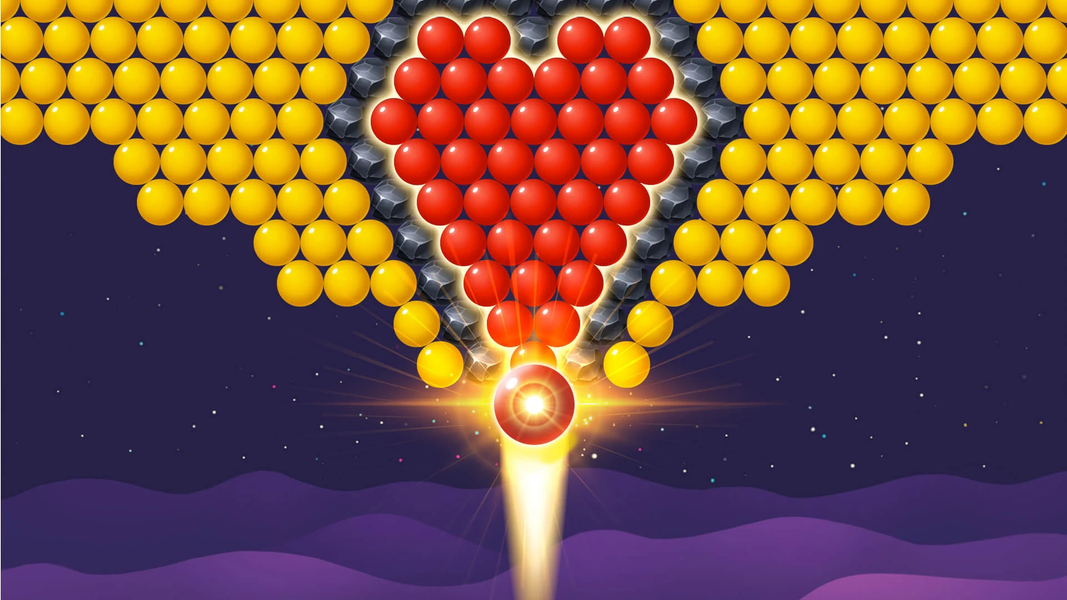 Bubble Shooter Star-Pop Puzzle - Gameplay image of android game