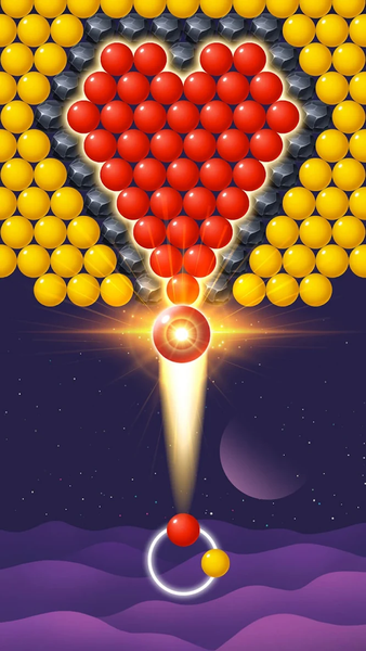 Bubble Shooter Star-Pop Puzzle - Gameplay image of android game