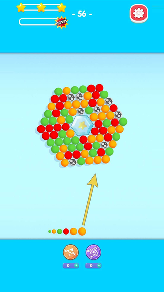 Bubble Spin Shooter:Sky Garden - عکس بازی موبایلی اندروید