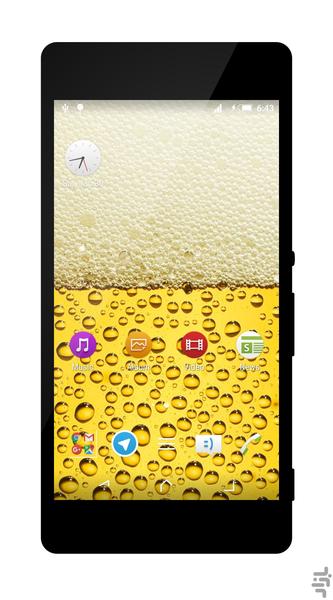 پوسته Bubble Xperia گوشی های سونی - عکس برنامه موبایلی اندروید
