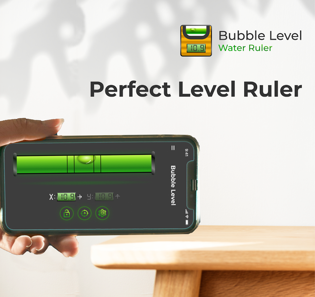 Bubble Level: Vertical, Corner - Image screenshot of android app