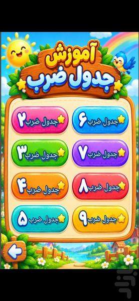 بازی حبابی جدول ضرب - عکس بازی موبایلی اندروید