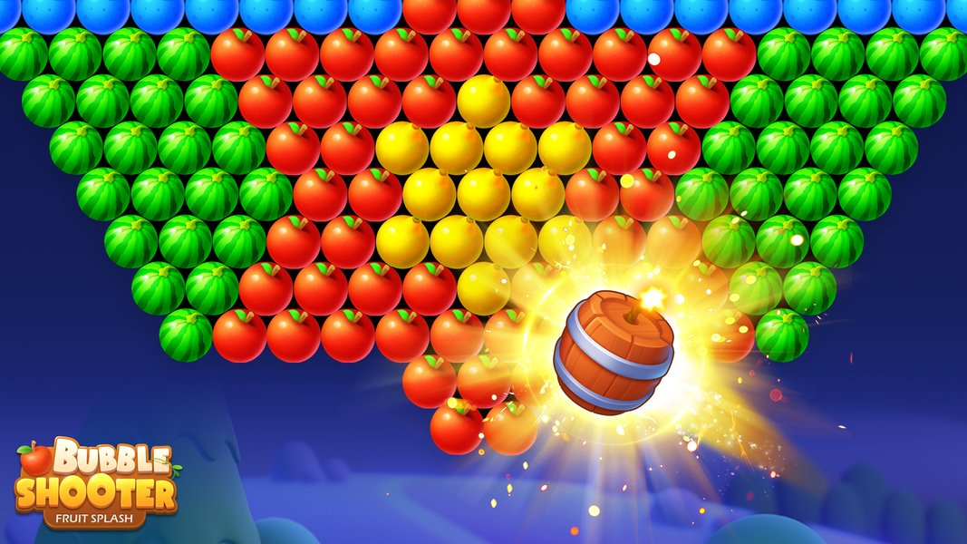 Bubble Shooter:Fruit Splash - Gameplay image of android game