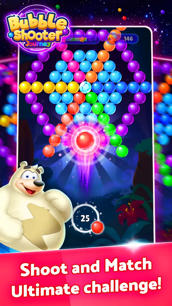 Bubble Shooter Journey - Gameplay image of android game