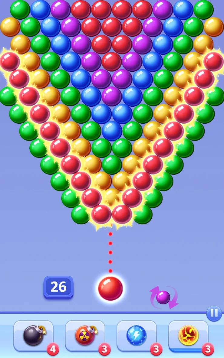 browser games bubble shooter