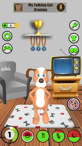 My Talking Dog Buddy - Gameplay image of android game