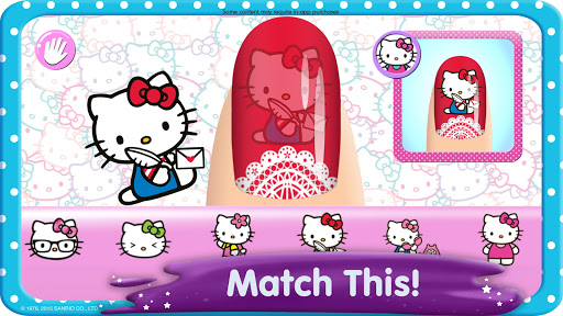 Hello Kitty Nail Salon  Free Manicure design App for Kids  YouTube