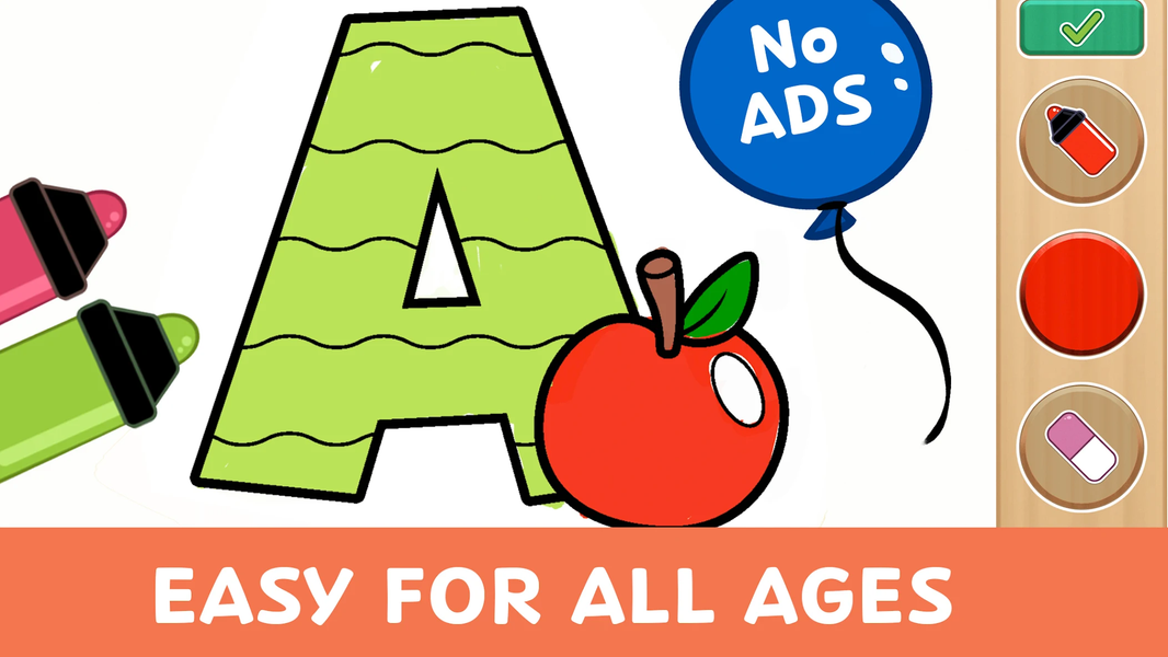 Kids Coloring Games & Drawing - Image screenshot of android app