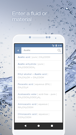 Bürkert resistApp - Image screenshot of android app