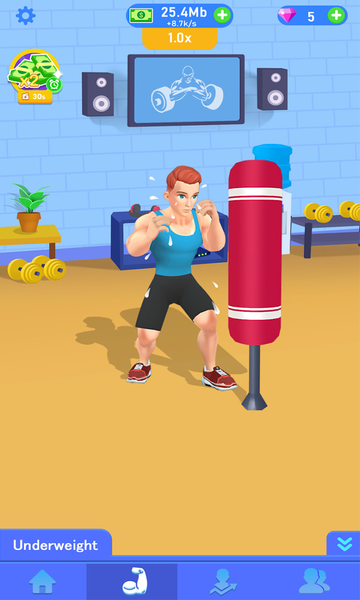 Idle Workout Success Life - عکس بازی موبایلی اندروید