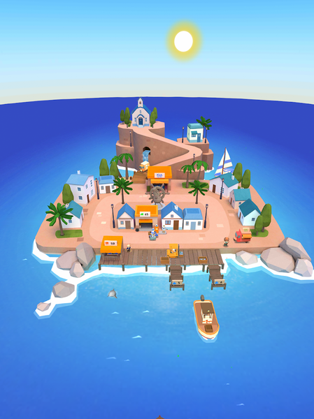 Idle Fishing Tycoon Simulator - Gameplay image of android game