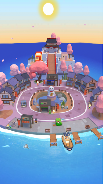 Idle Fishing Tycoon Simulator - Gameplay image of android game