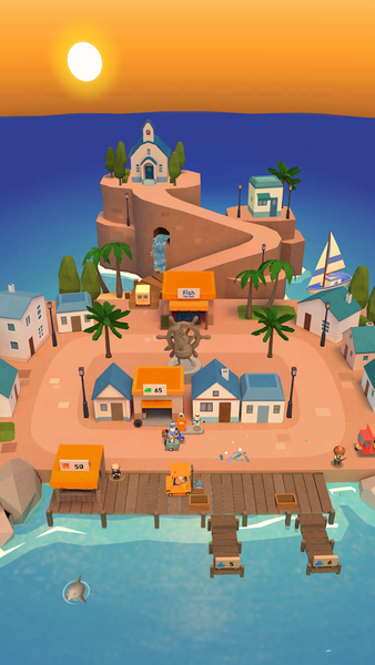 Idle Fishing Tycoon Simulator - Gameplay image of android game