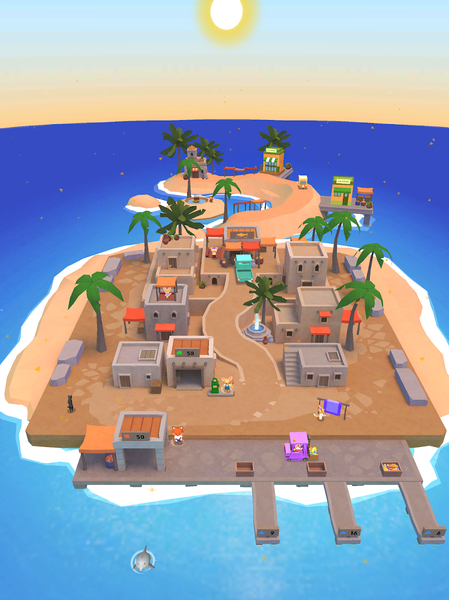 Idle Fishing Tycoon Simulator - Gameplay image of android game