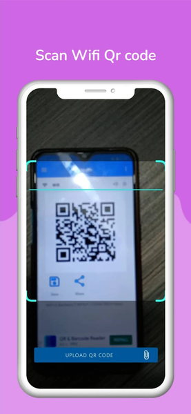 QR Code Wi-Fi Scanner - عکس برنامه موبایلی اندروید