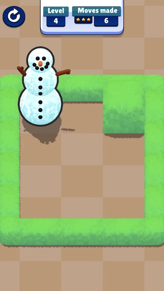 Snowperson - Gameplay image of android game