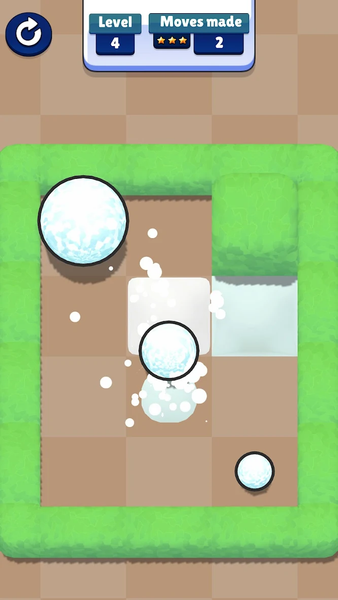 Snowperson - Gameplay image of android game