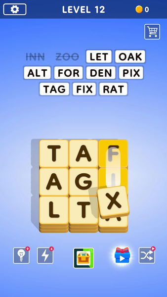 Words Finder 3D - Gameplay image of android game