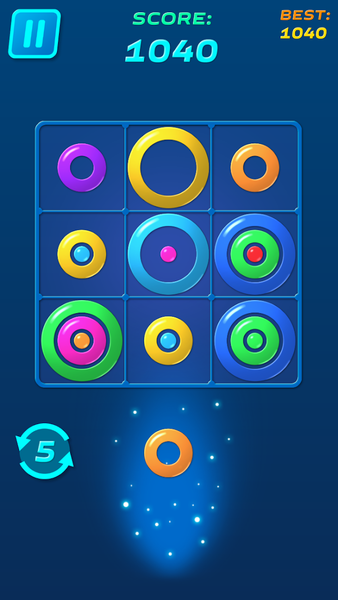 Color Rings - Gameplay image of android game