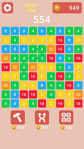 248 Merge Numbers - Gameplay image of android game