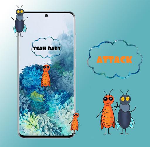 Bugs on screen - Image screenshot of android app