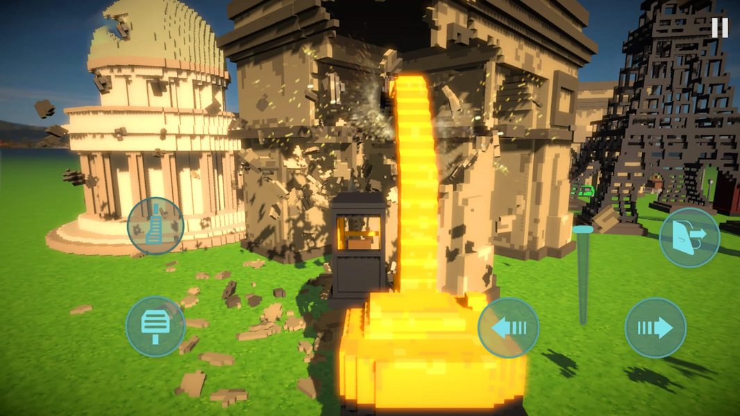 Voxel World: Sandbox Online - Gameplay image of android game