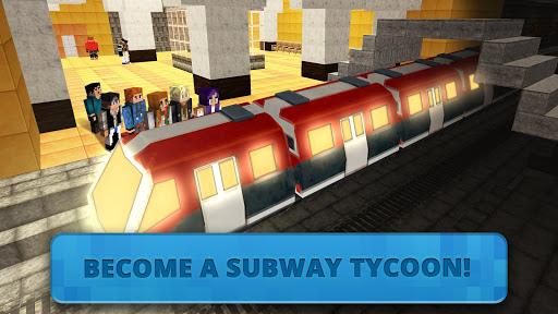 Subway Craft: Build & Ride - عکس بازی موبایلی اندروید